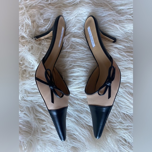 ⭐️NWT⭐️ Tony Bianco Shirley Mule, Size 9.5, Beech & Black - Picture 8 of 16